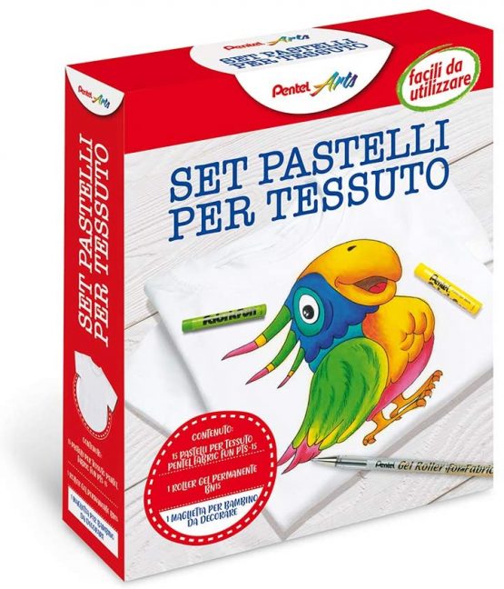 Pentel PTS Pastel Kit for Fabric and T-Shirt Baby