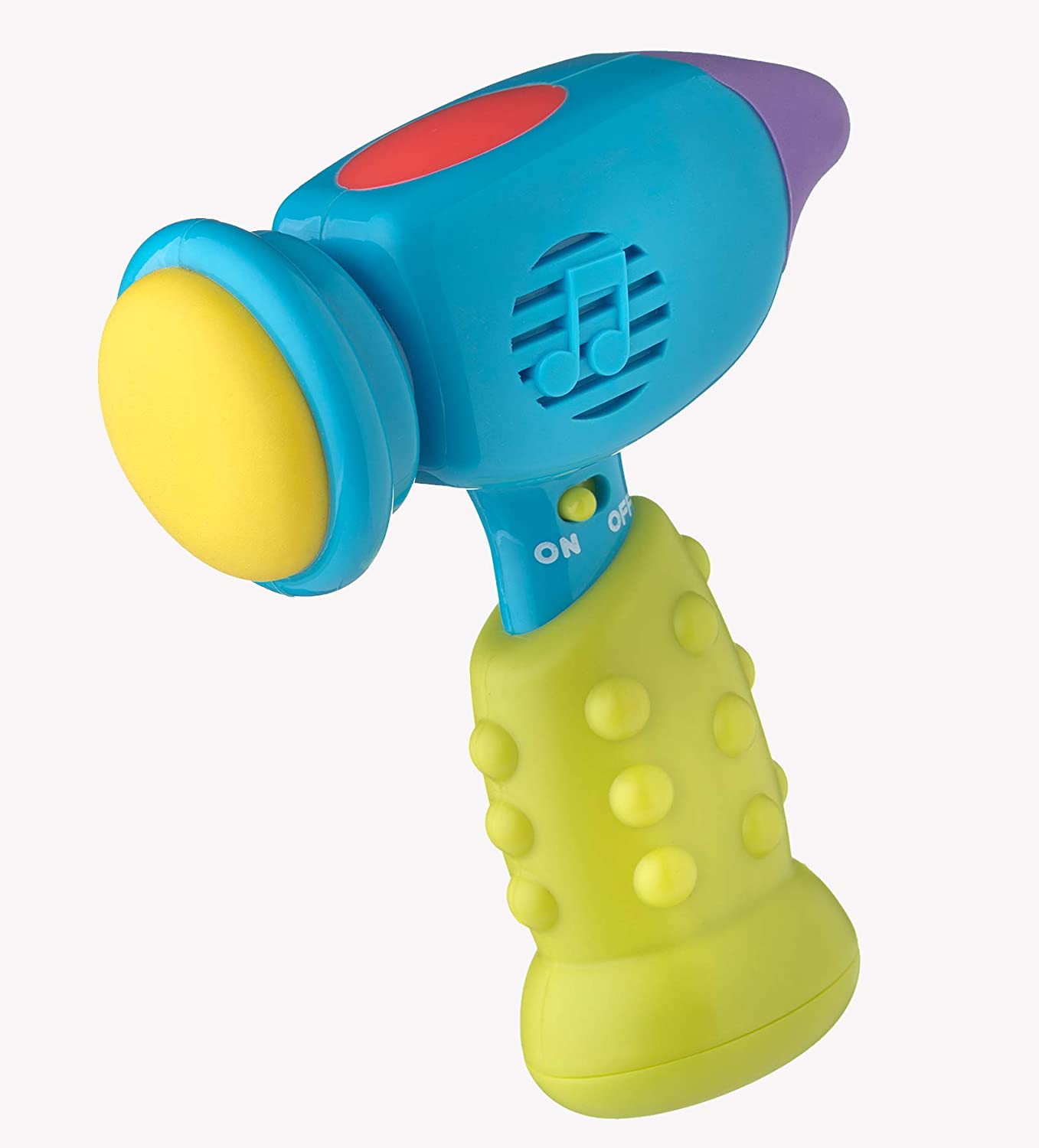 Playgro Fun Sounds Hammer; Baby Musical Hammer Toy, Light-Up Sound Toy for Infants & Toddlers