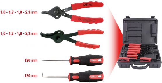 KS Tools 500.1320 Universal circlip pliers set, 10 pcs - Image 2