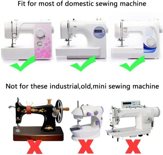 32Pcs Sewing Machine Presser Foot Set for Janome Brother Singer Domestic Part (32pcs) - Image 4