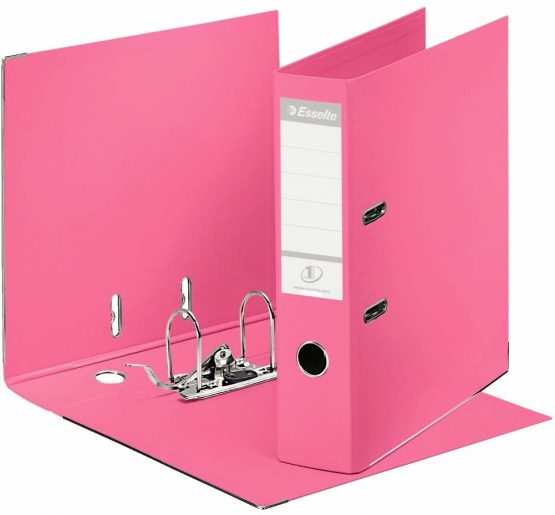 Esselte, Solea, A4, Lever Arch File, 75 mm Spine, 500 sheets Capacity, PP, Plastic Cover, File Folder, 231037, Solea Red - Image 2