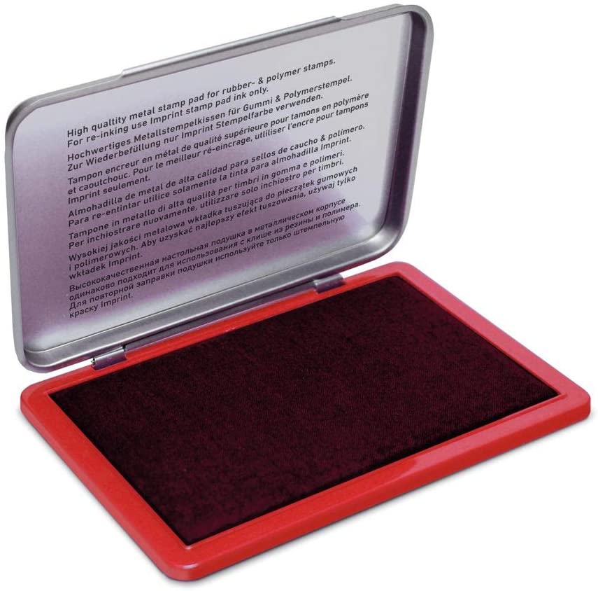 Trodat 9072M Stamp Pad Metal 11 x 7 cm Red - Image 2