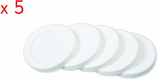 5 x Weck Stay Fresh Covers. Diameter = 80mm