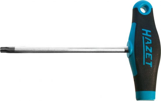 HAZET 828-T25 Torx Profile T 25 Screwdriver with Burnished Tips - Chrome-Plated