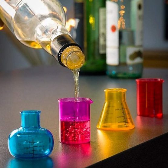 Chemistry Shot Glasses 50 ml Set of 4