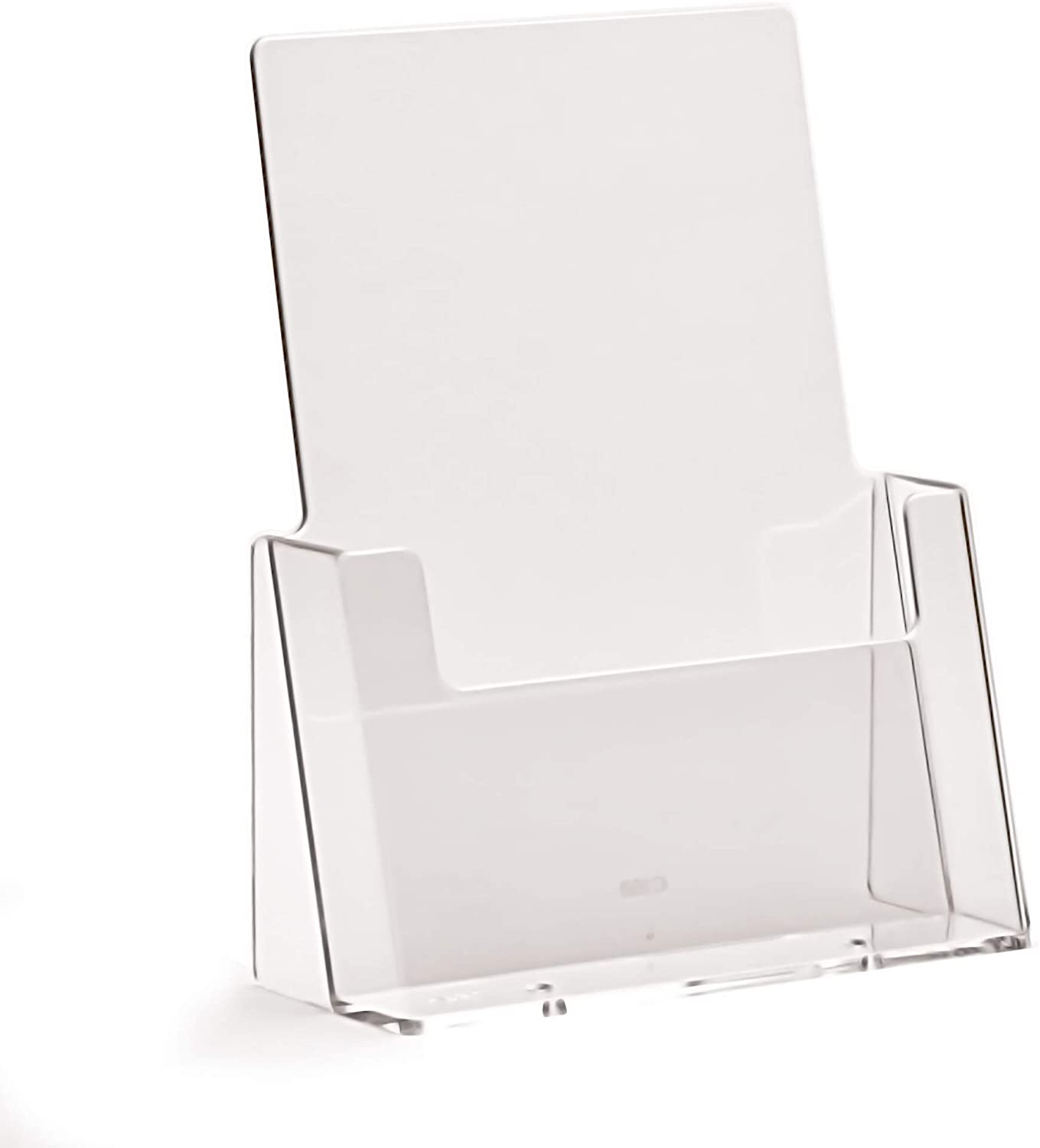 C160 Pieces taymar DIN A5 Table brochure Holder, Crystal Clear Flyer Stand, Presentation Stand, Pack of 5