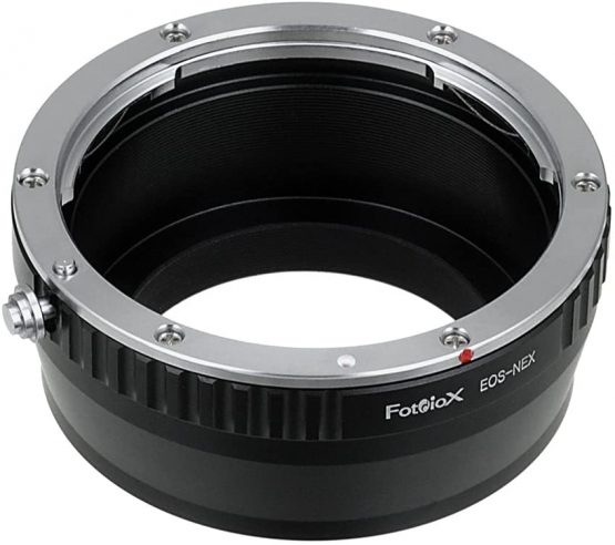 Fotodiox 10LAEOS-NEX Lens Mount Adapter - Canon EOS (EF / EF-S) D/SLR Lens to Sony Alpha E-Mount Mirrorless Camera Body , Black - Image 2