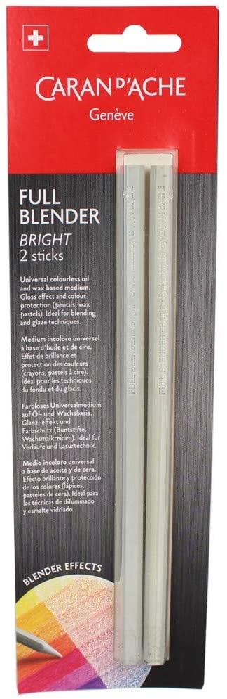Caran d'Ache 0902.302 Full Blender Bright Pack of 2 in Blister Packaging Approx. 14 cm, gray, 1 count (Pack of 2)