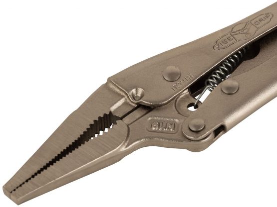 IRWIN T1402EL4 Visegrip Carded Long Nose Plier 6In, Silver - Image 3