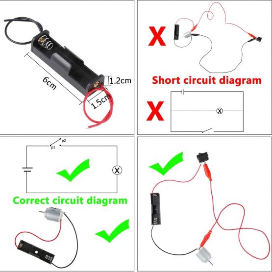 Sntieecr Electric Circuit Learning Kit, Car Model Assemble Physics Science Education Kits Set for Kids Student DIY STEM Science Lab Experiment Project - Image 3