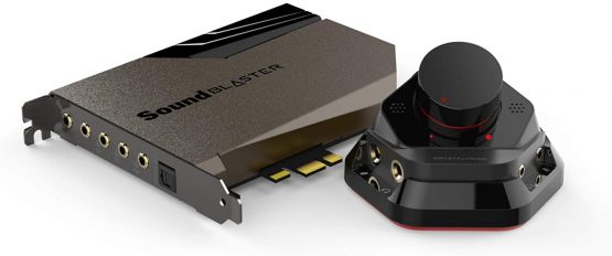 SOUND BLASTER AE-7 - Hi-Res PCI-E DAC and AMP Sound Card with Xamp Discrete Headphone Bi-Amp and Audio Control Module
