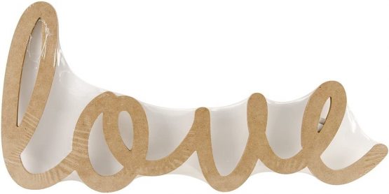 Kaiser Craft 3 mm "Words Love" BTP MDF Craftwood