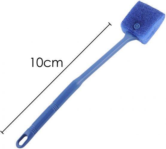 DIGIFLEX Fish Tank Aquarium Cleaning Sponge -Scrubbing Brush - Scourer – Glass Cleaner - Algae Remover – Cleaning Brush – Long 30cm Handle – Fishtank Accessories - Image 2