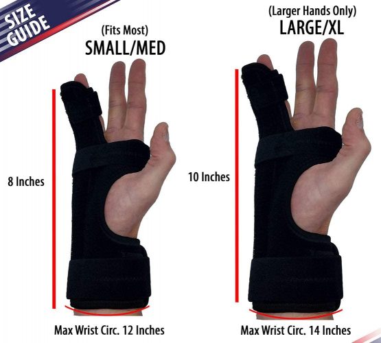 Metacarpal Finger Splint Hand Brace – Hand Brace & Metacarpal Support for Broken Fingers, Wrist & Hand Injuries or Little Finger Fracture (Right - Large) - Image 2
