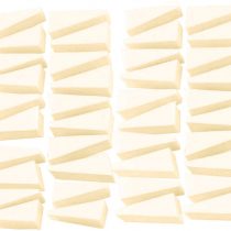kuou 40pcs Nail Art Sponges, Triangle Make Up Sponges Cosmetic Sponge Wedges, Triangle Shape Makeup Foundation Beauty Tool