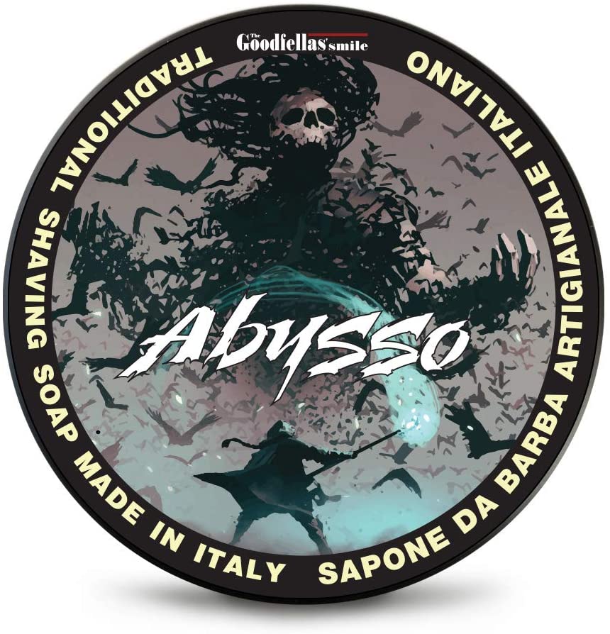 The Goodfellas’ Smile Shaving Products, 100 ml, Hand-Crafted Products Made in Italy (Abysso Shaving Soap)