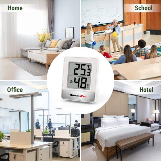 ThermoPro TP49 Digital Room Thermometer Indoor Hygrometer Mini Temperature Monitor Humidity Meter for Home Office Air Comfort Thermo Hygrometer - Image 4