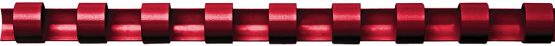 Fellowes 16 mm A4 Plastic Binding Combs - Red, Pack of 100