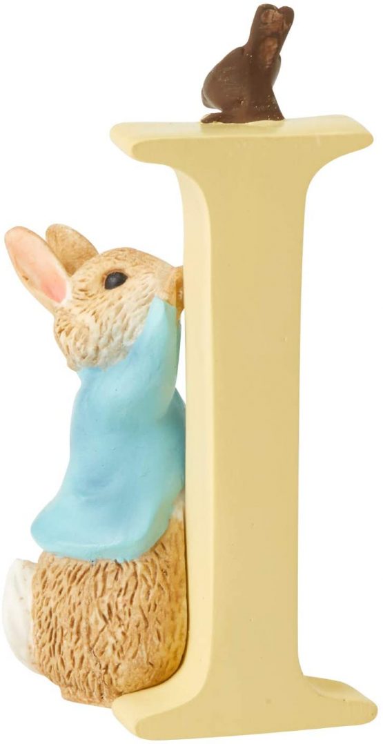 Beatrix Potter Alphabet Letter I Peter Rabbit Figurine - Image 3