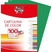 Fixo 11110422 – Pack of 100 Card, A4, Dark Green