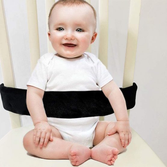 High Chair Straps, Universal Baby Safety Strap, Highchair Harness for Infant&Toddler's（Black） - Image 2