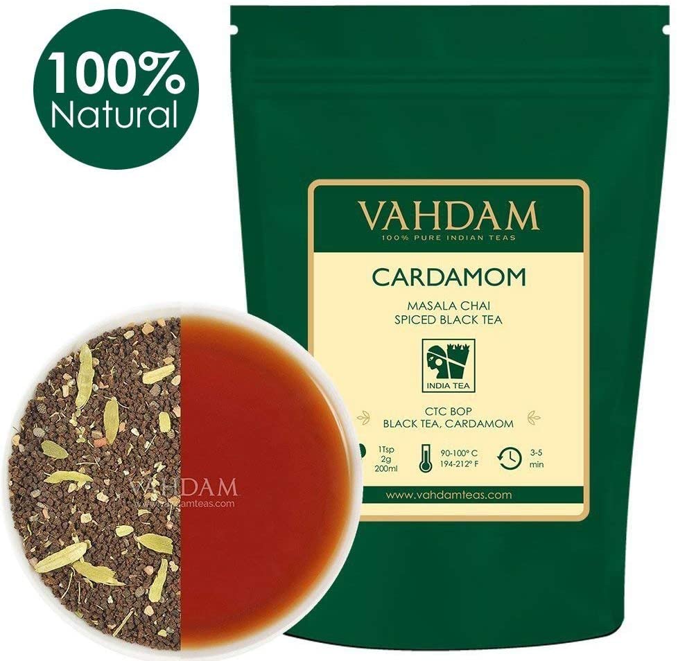 VAHDAM Cardamom Chai Tea, 100 g (Pack of 1) - Image 2