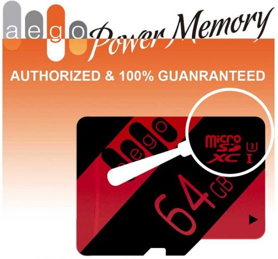 AEGO 64GB MicroSD Card U3 Micro SDXC Memory Card with Adapter - U3 64GB TF Card - Image 3