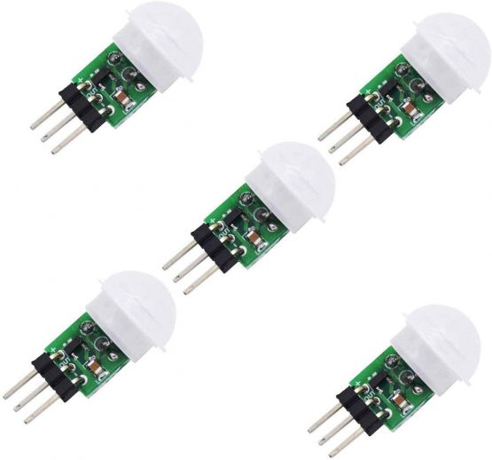 ARCELI 5PCS IR Pyroelectric Infrared PIR Motion Sensor Detector Modules
