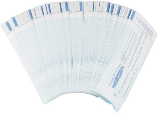 200pcs Self Seal Autoclave Sterilization Pouches, Medical Dental Sterilization Pouch Self-Sealing Bag