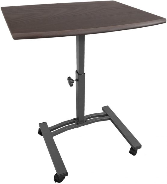 Tatkraft Salute Mobile Laptop Stand Desk Adjustable Height 52-84cm 4 casters (with locking device) - Image 3