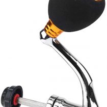 Fishing Reel Handle Rocker Arm Grip for Spinning Fishing Reel Baitcasting Handle Replacements(2000 3000 medium -gold)