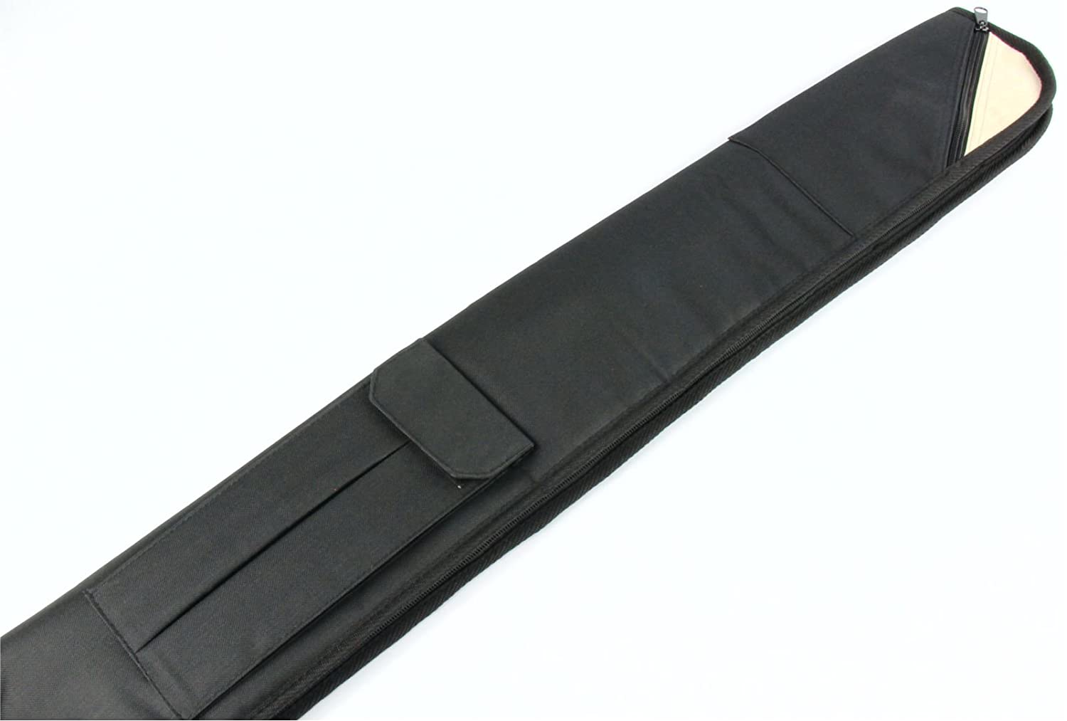 Funky Chalk Luxury FUR LINED Centre Joint Pool Snooker Cue Case - Holds Butt & 2 Shafts - Image 2