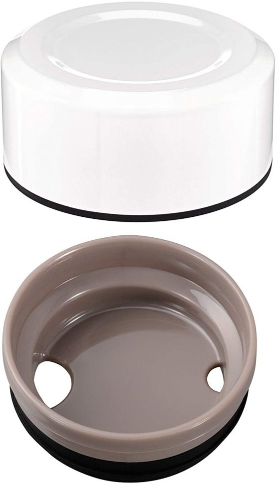 Kyocera MB-17S WH Travel Mug with Twist Top, Stainless Steel, Pearl White - Image 3