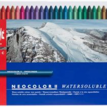 Caran Dache Metal tin with 84 Assorted Colours