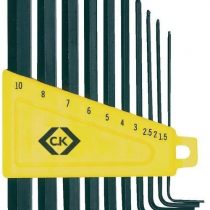 C.K T4443M Hexagon Key Set, Ball Ended, 1.5-10mm, Set of 10 Pieces