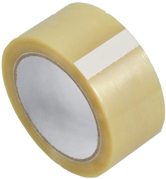 Triplast 48 mm x 66 m Heavy Duty Vinyl PVC Parcel Packing Tape - Clear (Pack of 2)