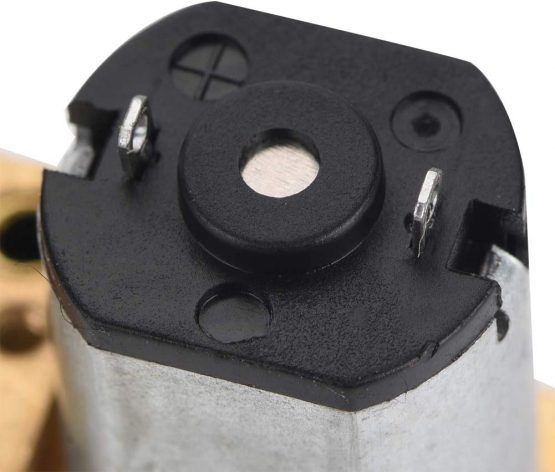 Hilitand DC 6V/12V Gear Motor, 1024GA20 Reduction Motor, Thread Flip N20 Gear Motor M4 x 55mm with Long Shaft(6V 100RPM) - Image 3