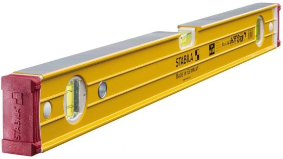 Stabila 15853 96-M-2 Magnetic Spirit Level 3 Vial 60cm, Yellow