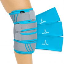 Vive Knee Ice Pack Wrap - Cold/Hot Gel Compression Brace - Heat Support Strap for Arthritis Pain, Tendonitis, ACL, Athletic Injury, Osteoarthritis, Women, Men, Running & Surgery