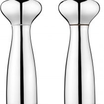 Georg Jensen Alfredo Salt and Pepper Grinder Mill, 7.87 in, Stainless Steel by Alfredo Häberli