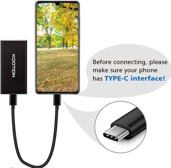 KOOTION 500GB Portable External SSD USB 3.1 Gen 2 Type-C Read/Write Speed up to 500MB/s & 450MB/s High Speed Transfer Drive Ultra-Slim Mobile Solid State Drive for Laptop, Tablet, PC and Phone, black - Image 4