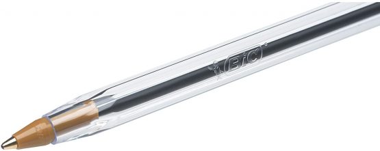 BIC Cristal Original Ballpoint Pens, Medium Point (1.0mm), Every-Day Writing Pens With Clear Barrel, Green, Box Of 50 - Image 2