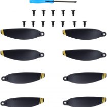 8Pcs Propeller Replacement Set with Screw and Screw-driver Quick Release Low Noise for DJI Mavic Mini 4726F Golden Tip