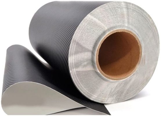 Black 3D Flexible Carbon Fiber Vinyl Wrap Film (60" X 24")