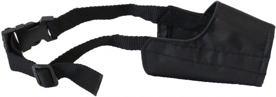 Downtown Pet Supply Quick Fit Large Dog Muzzle with Adjustable Straps, black nylon, Size 3 XL, Fits short snouted dogs, 27 cm - Image 3