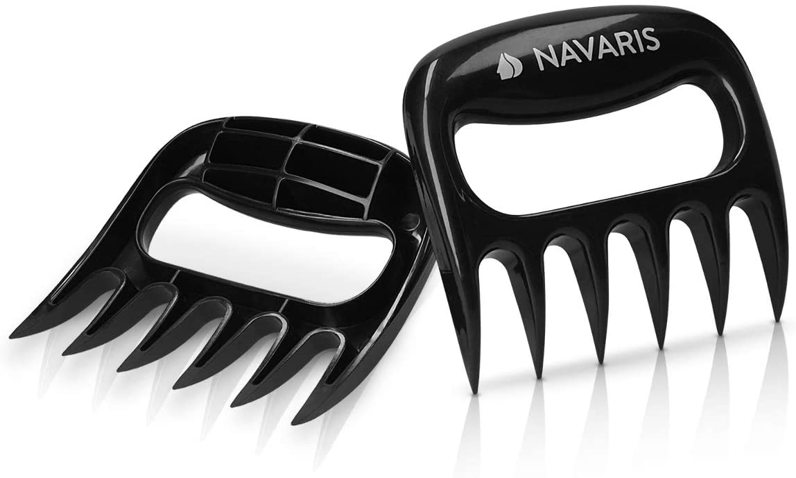 Navaris Meat Shredder Bear Claws Meat Claw Forks for Shredding Pulled