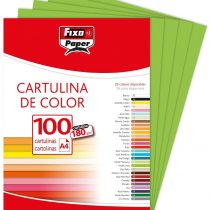 Fixo 11110427 – Pack of 100 Card, A4, Lime Green
