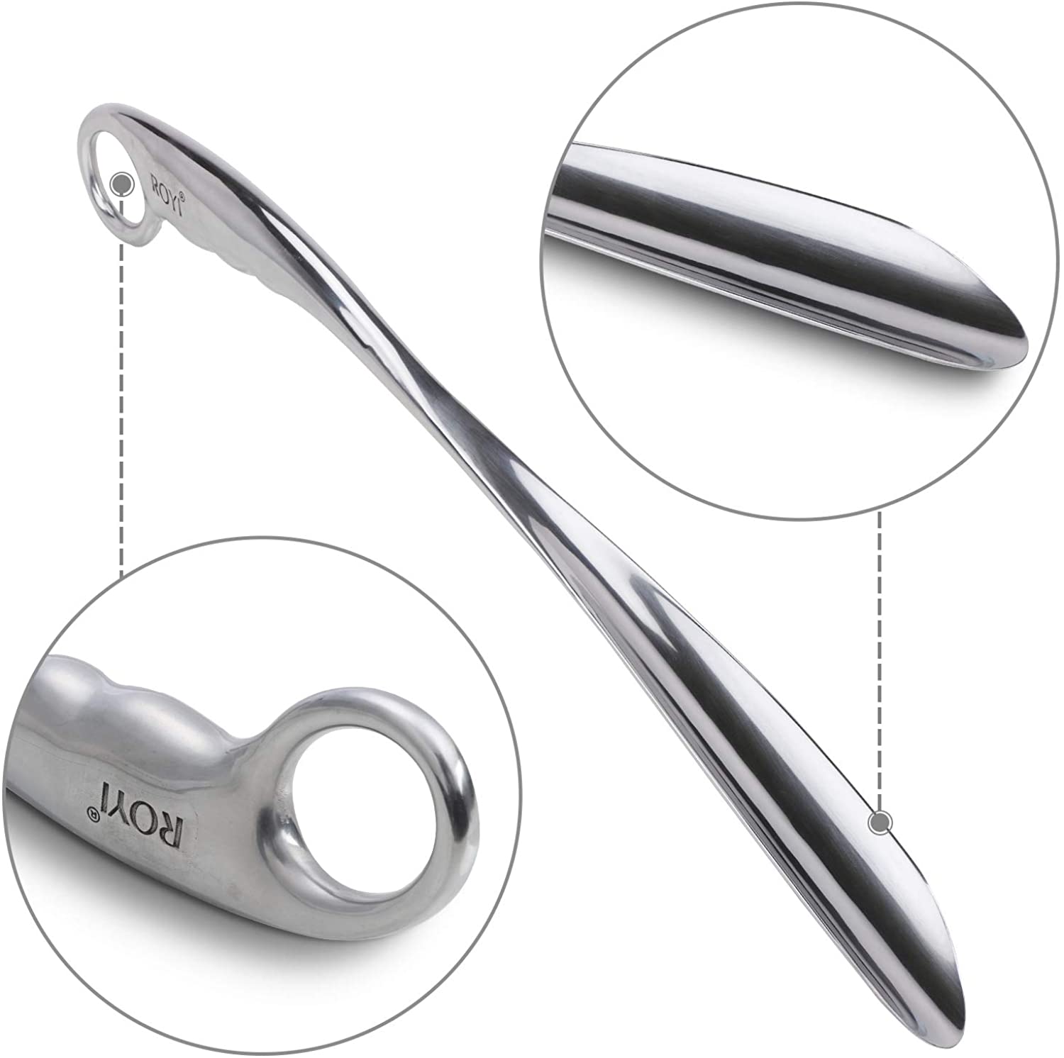 Smartjoy Shoe Horn Solid For Shoes，Boots and All Size Feet,43cm