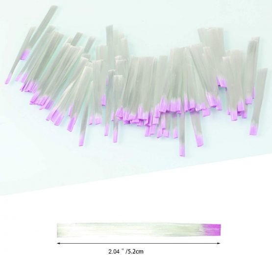 MWOOT 100 Pieces Fiberglass Nail Extension Silk,Nails Tips Quick Extension Fiberglass Fiber Silk False Nails Tips Salon Tool Accessories For UV Gel Nails Art - Image 3