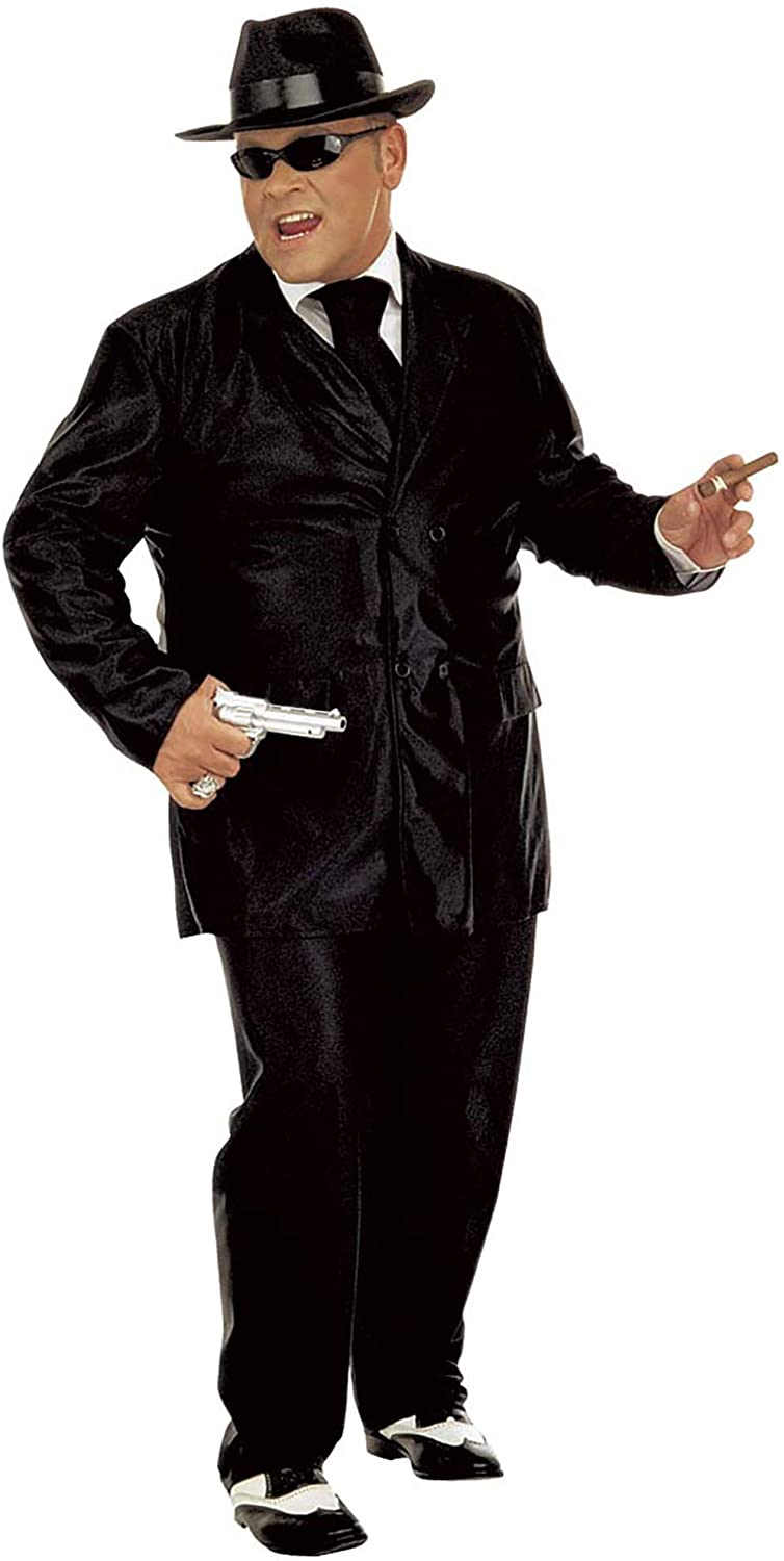 Widmann Video Delta Felt Gangster Hat One Size, Black - Image 2